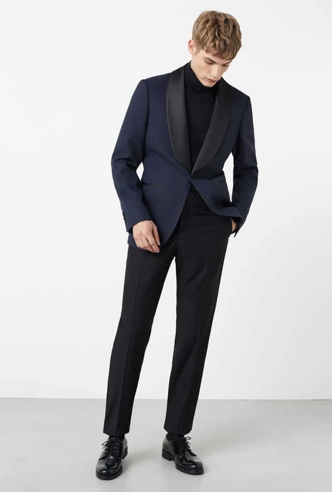 christmas party outfit idea for black tie