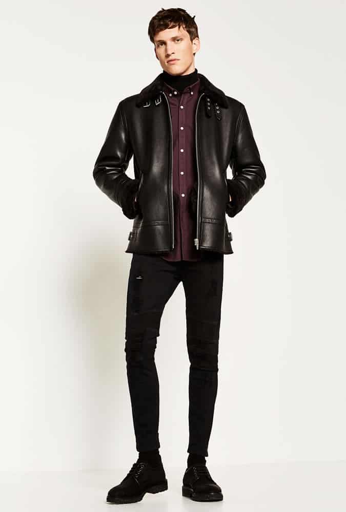 christmas party outfit idea at the bar
