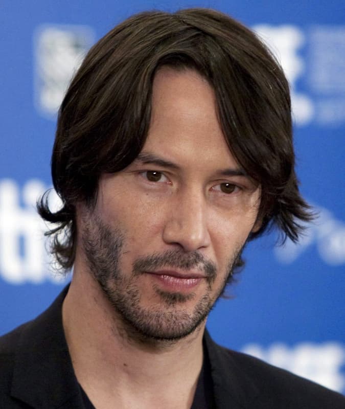 Keanu Reeves eboy haircut