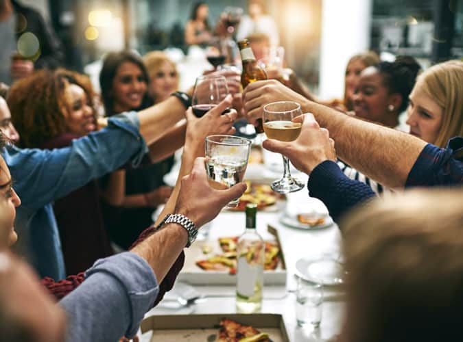 Group eating/drinking out