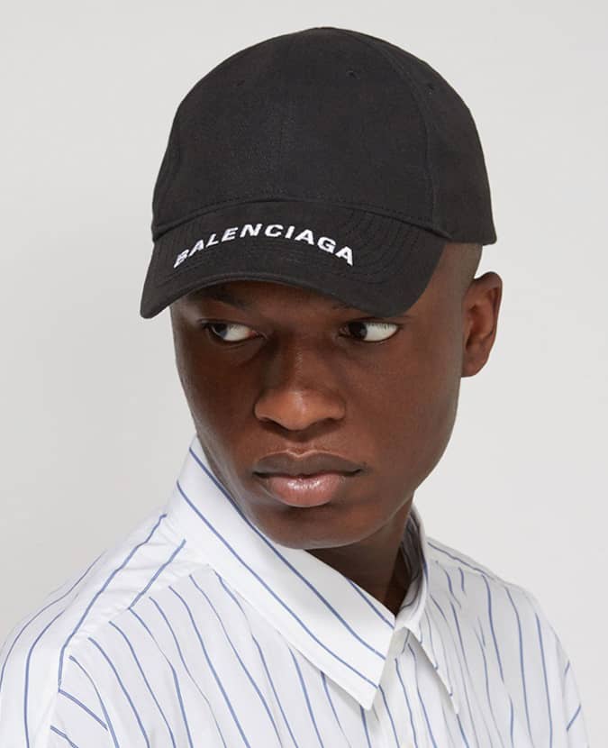 Balenciaga logo cap