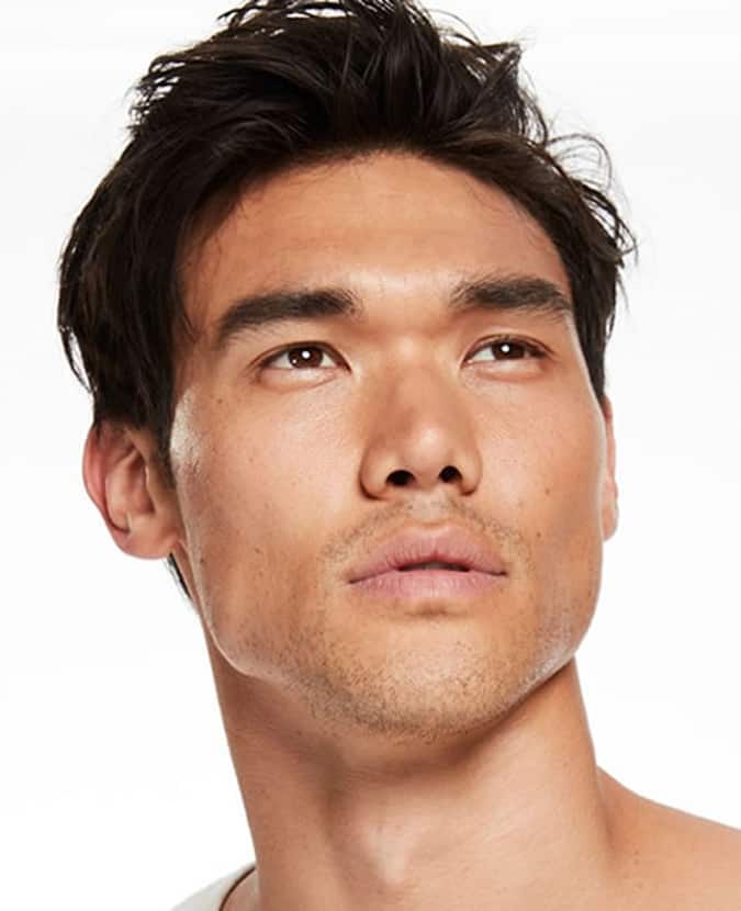 Mid-length hair