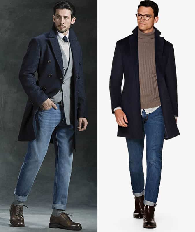 How to wear mid-wash jeans in a smart look