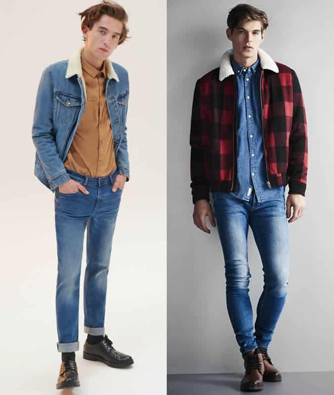 How to wear mid-wash double denim