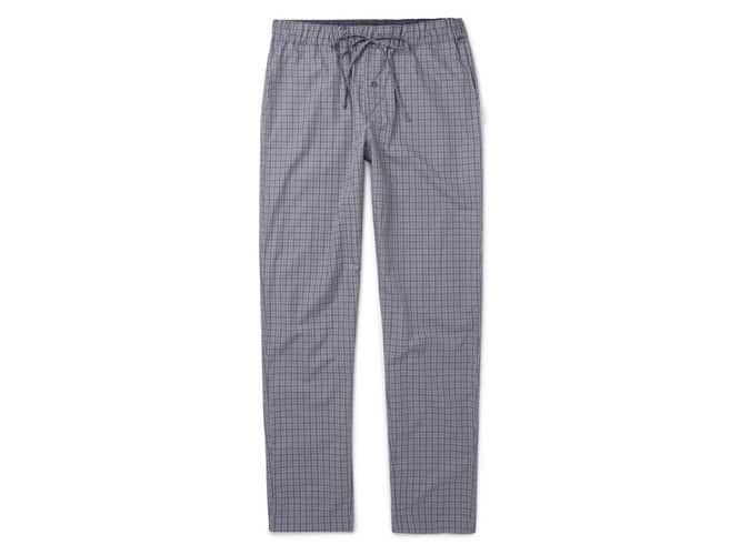HANRO Checked Cotton Pyjama Trousers