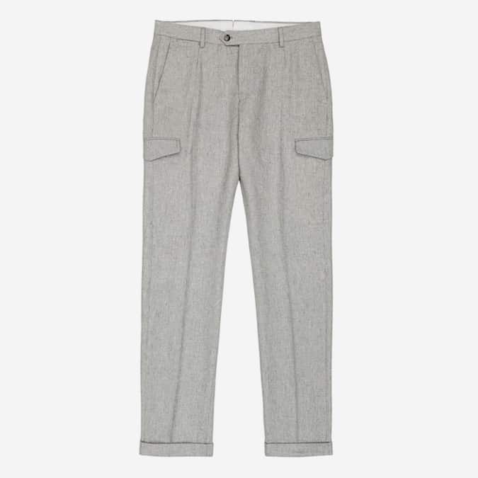 Regiment Military Detail Flannel Trousers