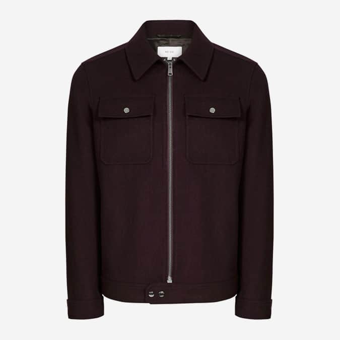 Watson Wool Blend Blouson Jacket