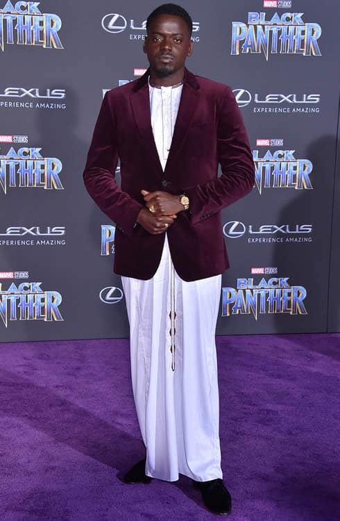 Daniel Kaluuya Black Panther Film Premiere