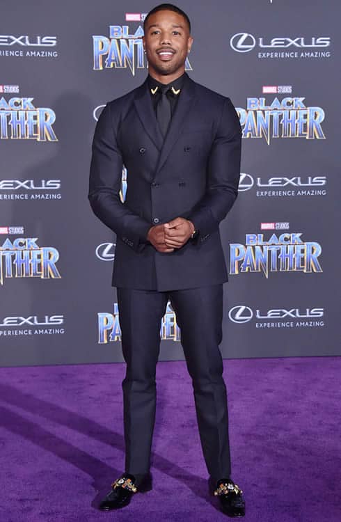 Michael B. Jordan Black Panther Film Premiere