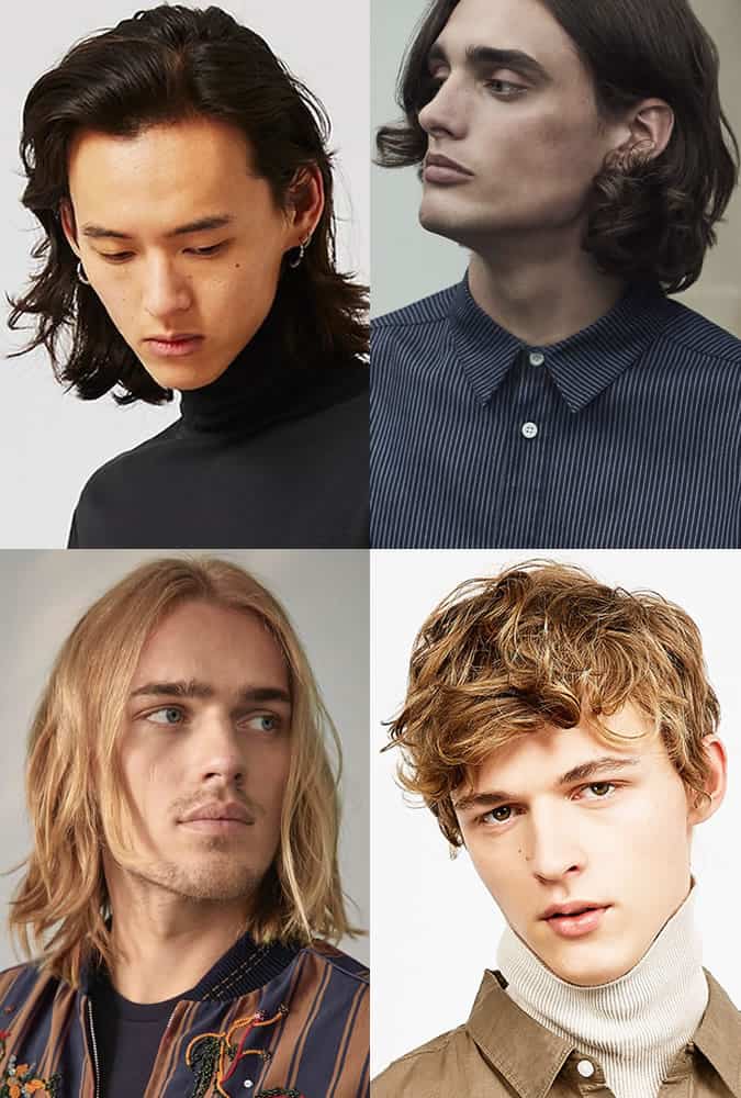 Men's Long, Messy & Layered Lookbook