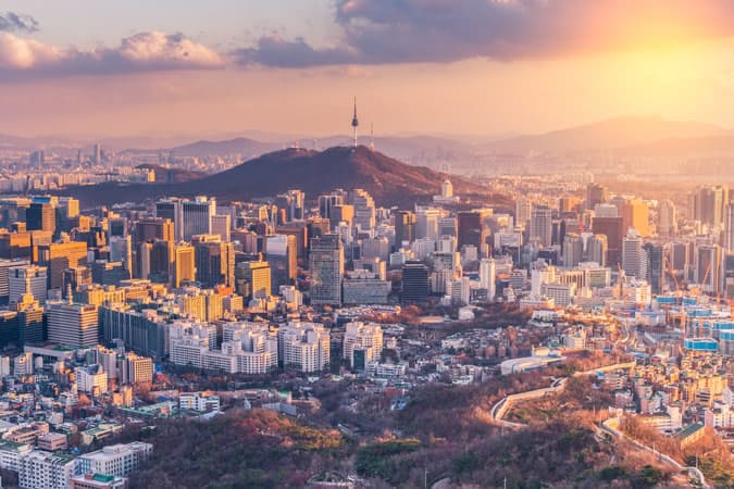 Seoul City Skyline, South Korea