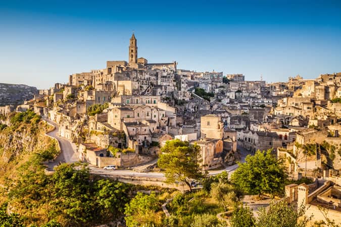 Ancient Town Of Matera, Basilicata, Italy