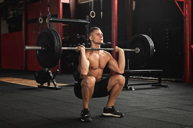 Strong man weightlifting