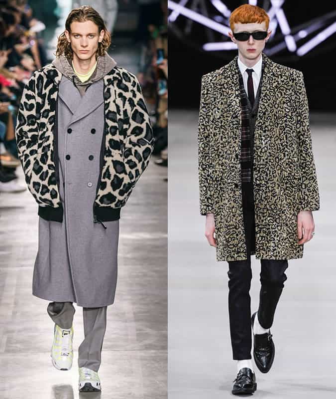 MSGM and Celine leopard print coats