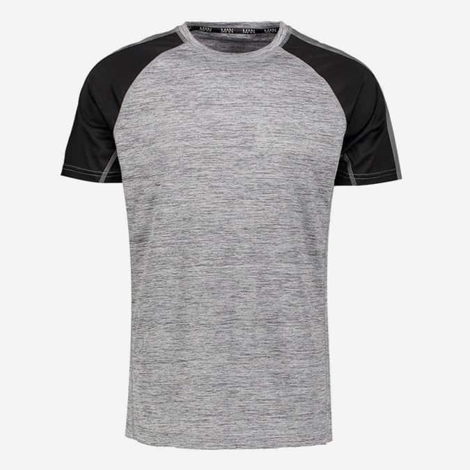 ACTIVE CONTRAST RAGLAN GYM T-SHIRT