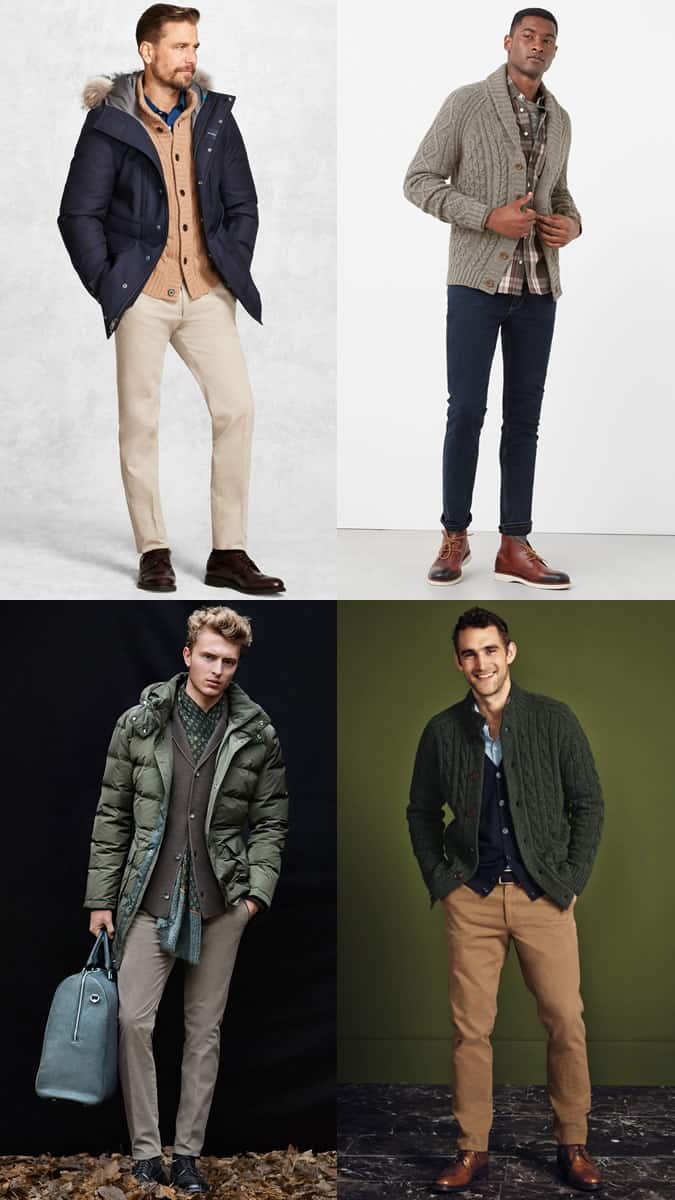 How to wear a cardigan