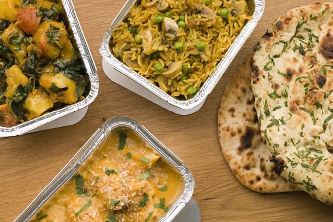 Curry and Naan Bread