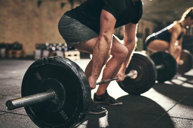 Man at the gym