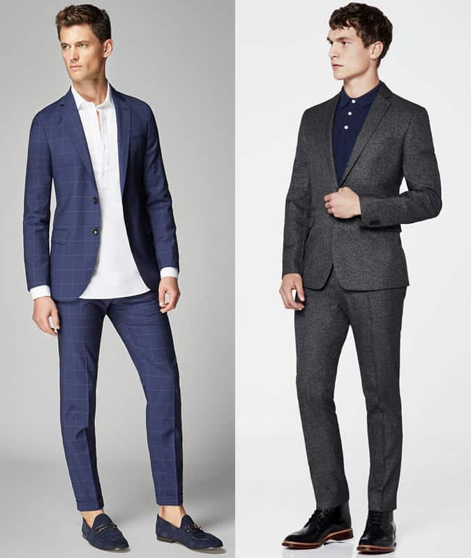 Wearing a apolo shirt with a suit