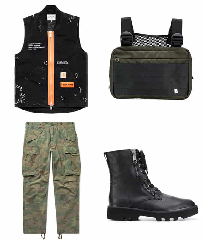 Warcore menswear