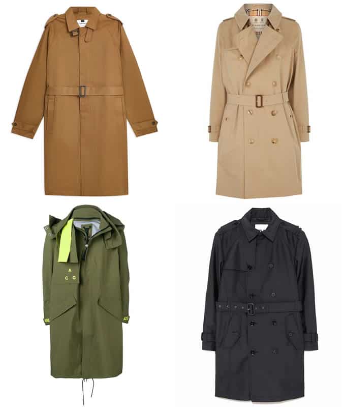 Big Trench Coats for men