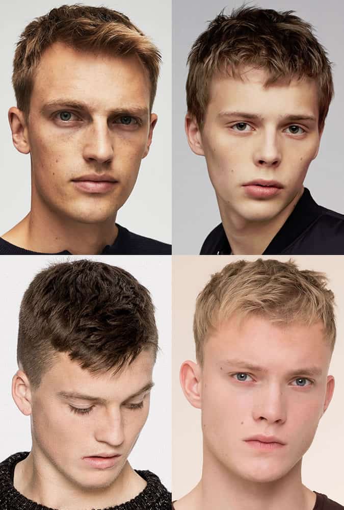 Men With Short Textured Hairstyles