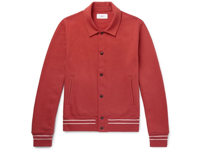 MR P. Contrast-Tipped Cotton Blouson Jacket