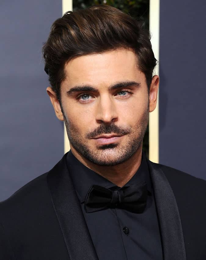 Zac Efron With Moustache