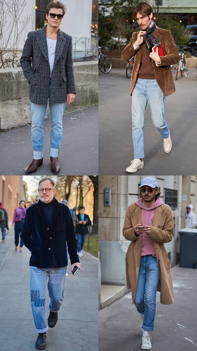 AW19 Street Style Trends Light Wash Denim