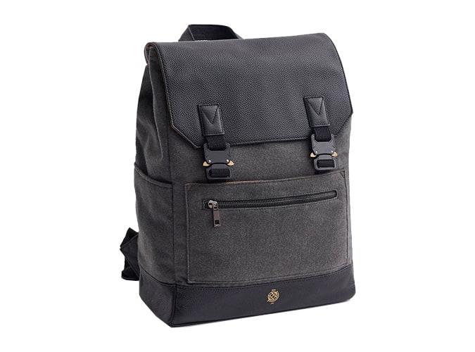 Backpack The Chapman Charcoal Wool Melton