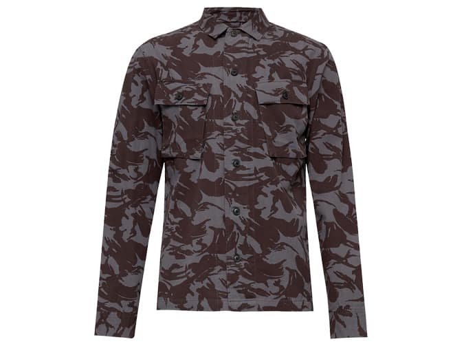 Allsaints Ordnance Long Sleeve Camo Shirt