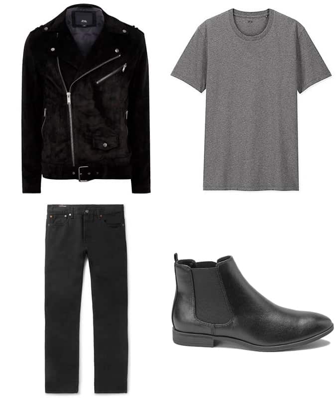 Affordable all-black menswear
