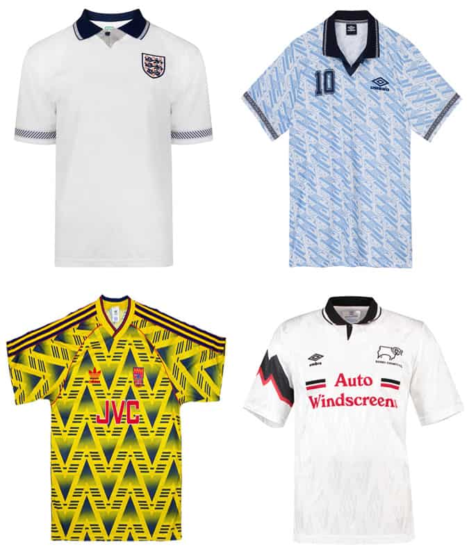 The Best Nineties Football Shirts