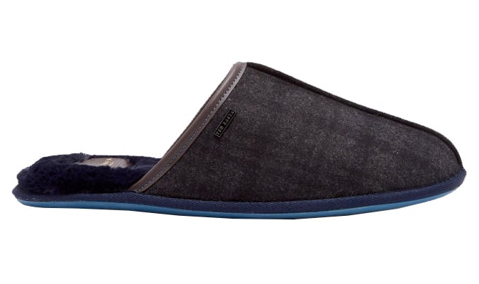 AYNTIN Checked mule men's slippers