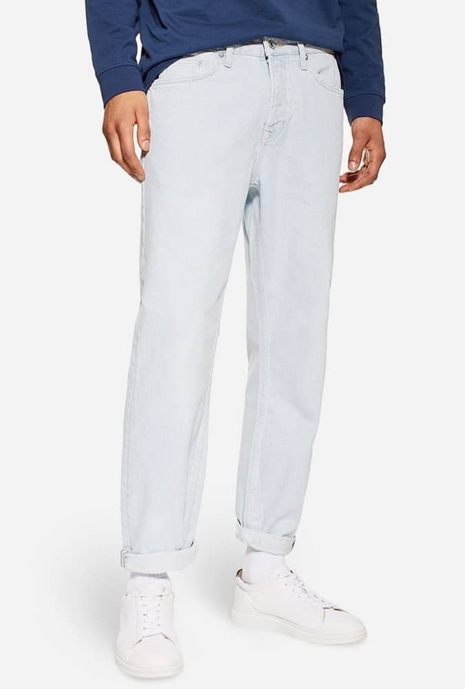 Topman Light Wash Original Jeans