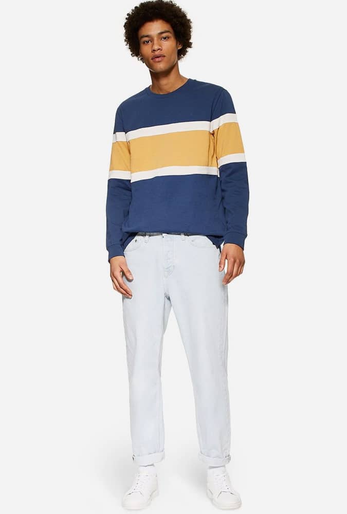 Topman Light Wash Original Jeans