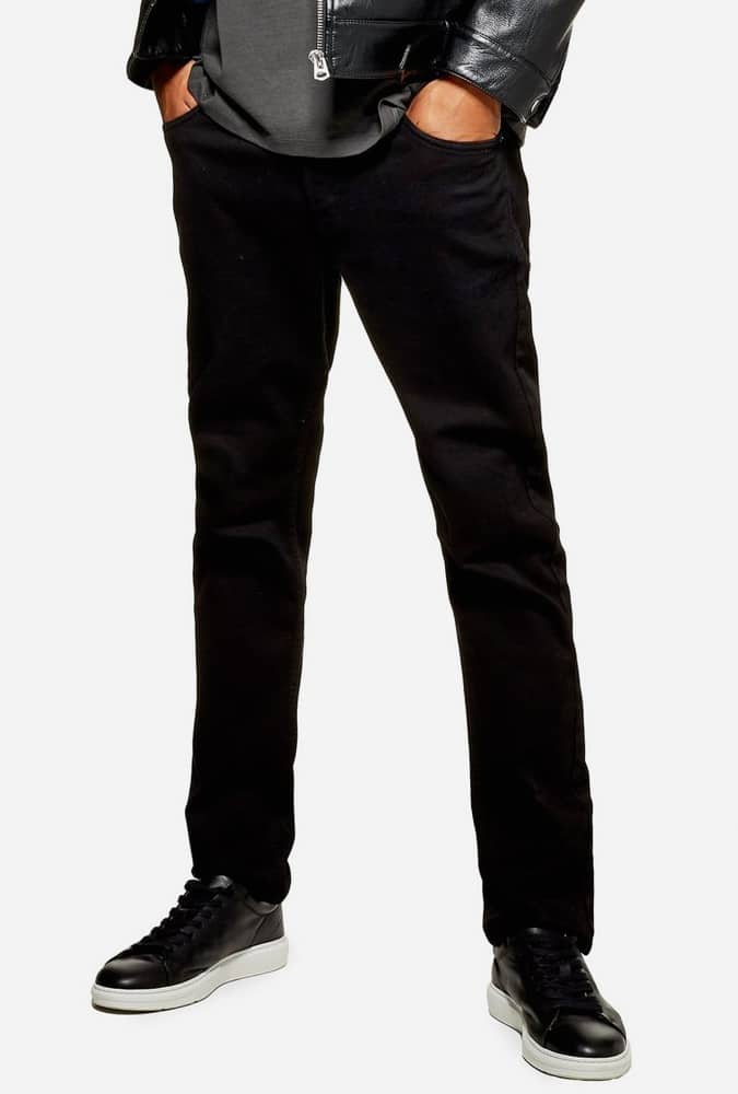Topman Black Stretch Slim Jeans