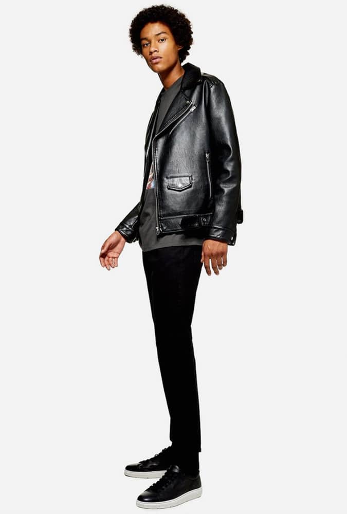 Topman Black Stretch Slim Jeans