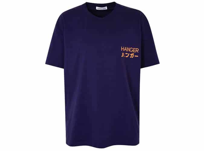 HANGER UO Exclusive Sleepy Chan Blue Short-Sleeve T-Shirt