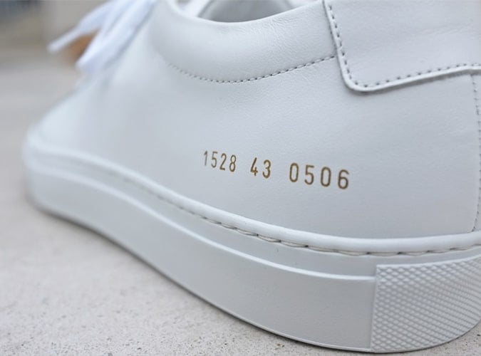 Common Projects Original Achilles Low White