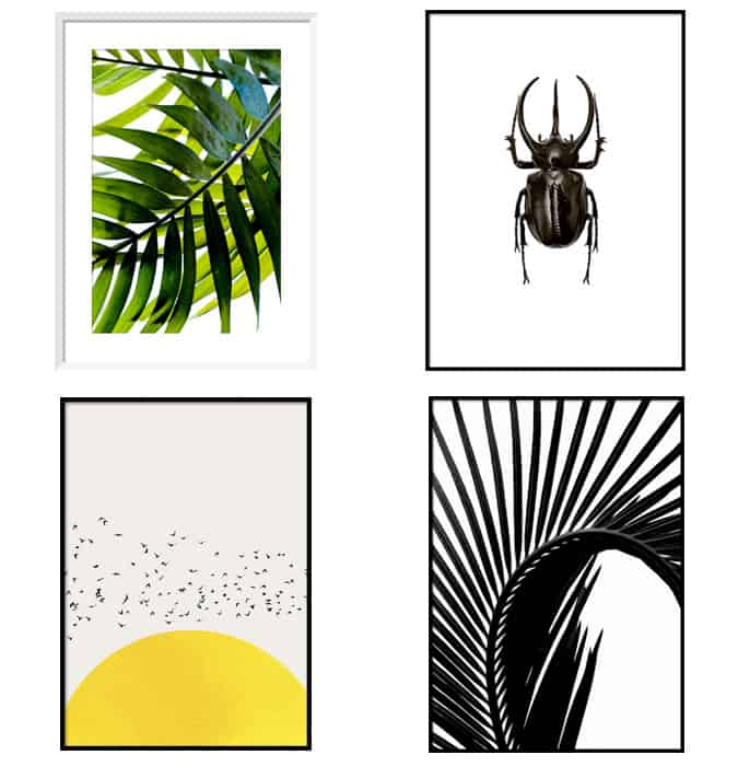 Outdoor-style wall art