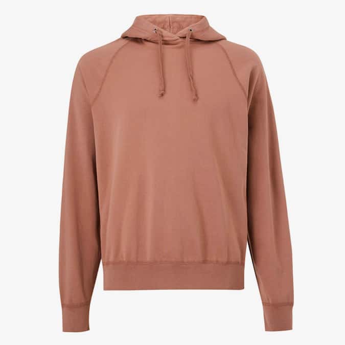 Save Khaki United Supima Fleece Pullover Hooded Sweatshirt