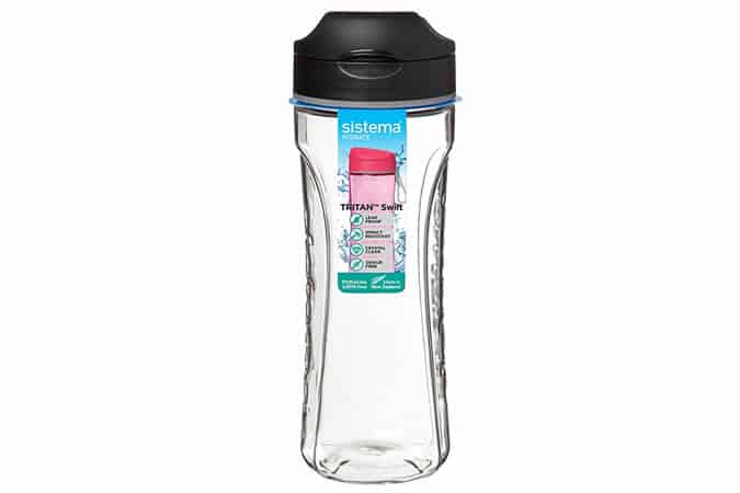 Sistema Hydrate Tritan Swift Bottle, 600 ml - Black