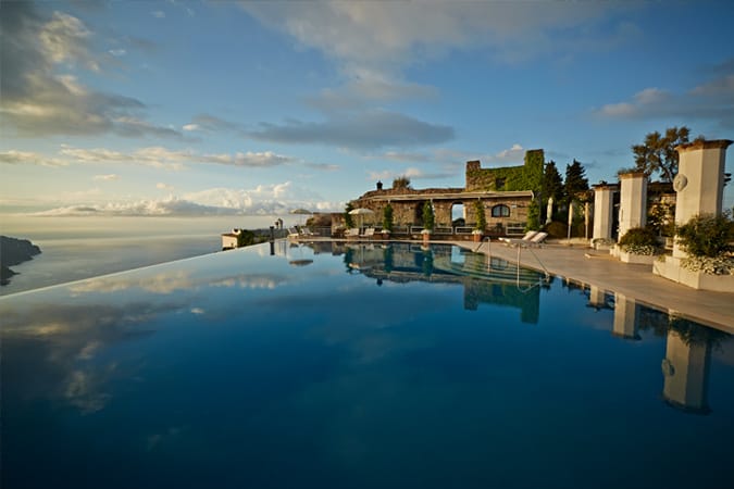 The Infinity Pool at Hotel Caruso