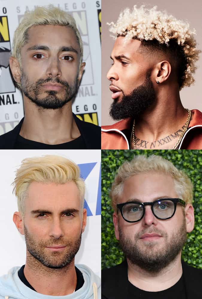 Celebrity bleached hair