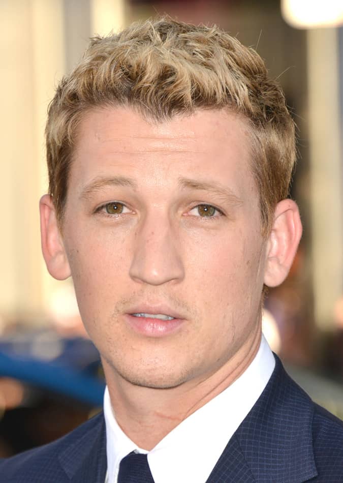 Miles Teller bleached hair
