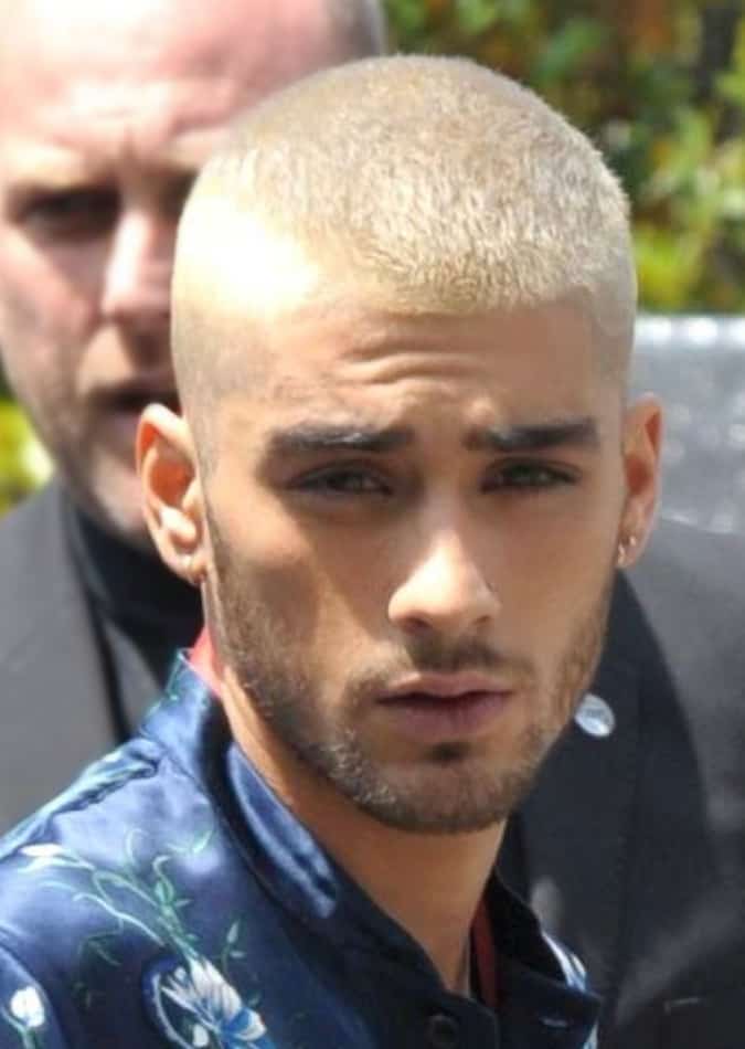 Zayn Malik bleached hair