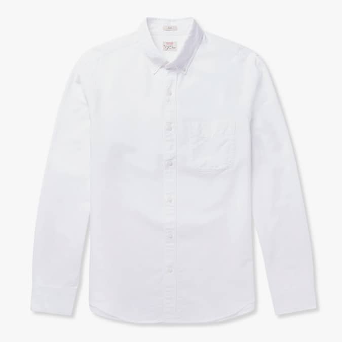 J. Crew Broken-in organic cotton oxford shirt