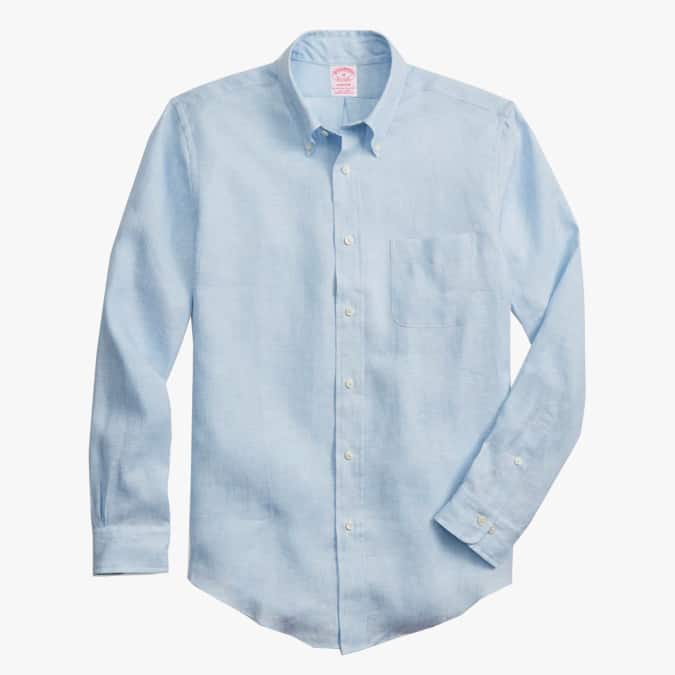 Brooks Brothers American-Made Oxford Cloth Button-Down Dress Shirt