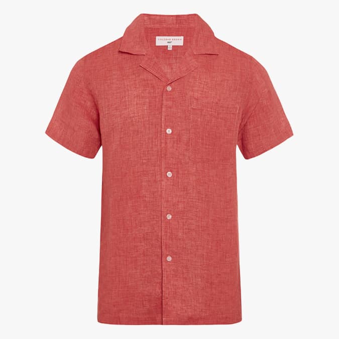 THUNDERBALL SHIRT 007 Cardinal Capri Collar Shirt